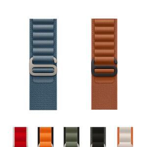 애플워치용 알파인 스트랩 10 밴드 44mm 42 나일론 팔찌 iWatch 시리즈 7 se 3 8 9 울트라 2 11