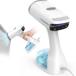 270ml 물탱크가 있는 진공 스티머 3500Pa 흡입력이 의류용 휴대용 LED 터치스크린 흡입식 다리미 및 주름