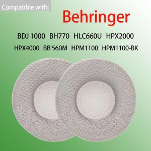 Behringer HLC660U HPX2000 헤드폰 BB 560M HPM1100-BK 이어 쿠션 교체용 헤드셋 패드용 BDJ1000 BH770 이