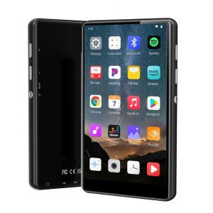 블루투스 및 WiFi를 갖춘 Android 9.0용 80GB(64GB+16GB) MP3 플레이어, 4.0인치 풀 터치 스크린 내장형 Spotify,Audible,Pandora