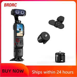 호환BRDRC 삼각대 OR DJI OSMO Pocket 4/Insta360 Luna Ultra 액세서리 미니 금속 데스크탑 사진 촬영 스탠