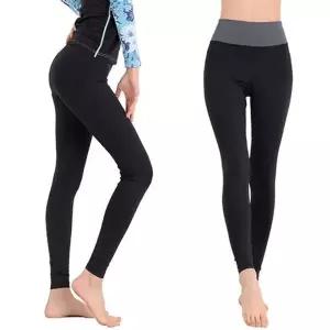 여성 하이밴드요가스포츠 레깅스 레쉬가드9부 스판-WFOFCBD