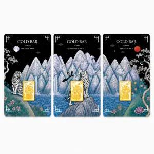 롯데 단독 호작도 골드바 세트(1g+3.75g+1g)
