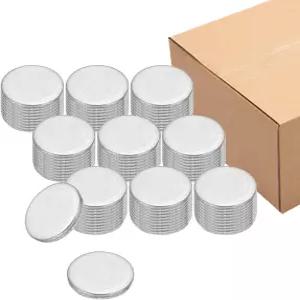 패티킬 100개 금속 스탬핑 블랭크 6mm 원형 이름표 304 스테인리스 스틸 금속판 각인 도그 태그 열쇠고리