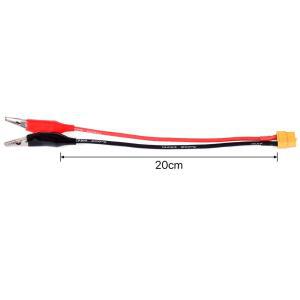 측정 도구용 XT60 커넥터 케이블 악어 클립 SKYRC NC2500 Pro 모터 런인 14AWG 20cm