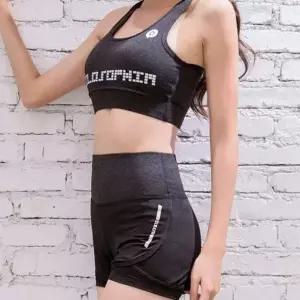 브라탑 헬스 민소매 운동복 여성 캡내장 상의