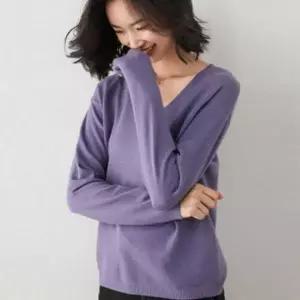 니트 여성 브이넥 봄 가을 데일리룩 소개팅 웨어