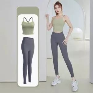 여성 헬스복 세트 요가 스포츠 브라 레깅스