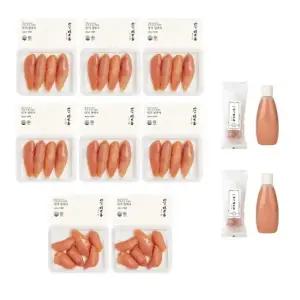 온명란 200g x6팩 + 짜먹는 명란 140g x2개 + 자른 명란 100g x2팩