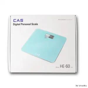 체중계 디지털 -H/저울/몸무게/채중계 CAS HE-60
