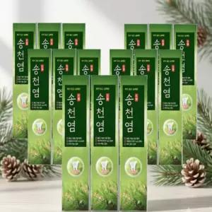 메디안 송천염 치약 120g 3입 5개