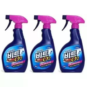 비트 O2 스프레이 얼룩제거제 500ml x 3개