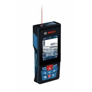 BOSCH GLM400CL 400피트 블레이즈 실외 연결 측정기, 1.0Ah 3.7V 리튬 이온 배터리 및 충전기, 마이크로 USB 케이블, 핸드 스트랩 파우치 포함