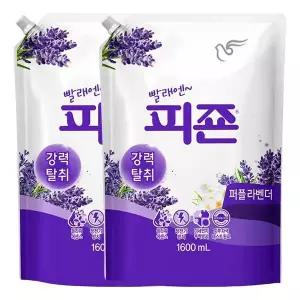 [하프클럽/]피죤 섬유유연제 퍼플라벤더 1600ml X 2개