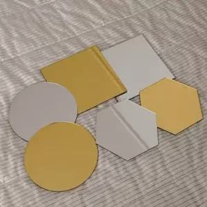 붙이는 안전한 아크릴거울. 모형거울 벽거울 DIY