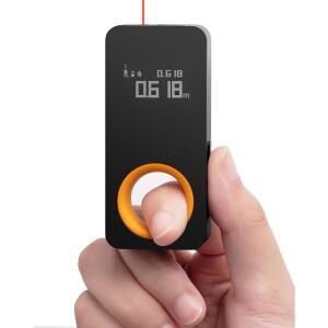 HOTO EDC 측정 도구, 남성을 위한 독특한 선물, 포켓 사이즈 98피트 테이프 2mm 정확도, USB-C 충전식, OLED 디스플레이, Ft /M /in 유닛, 실시간 데이터 동기화, 멋진 기술 기기