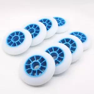 Z-FIRST 8팩 100mm 인라인 롤러 스케이트 휠 85A 프리미엄 교체 롤러블레이드