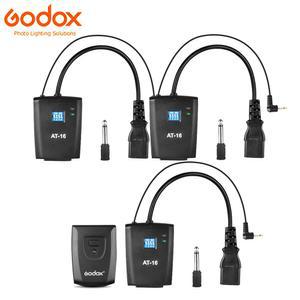 무선동조기 GODOX AT16 무선 DSLR 채널 스튜디오 카메라용 원격 플래시 스트로브 16 올림푸스