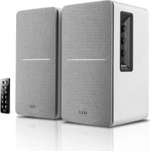 Edifier R1280DB 전원 블루투스 책장 스피커 - 광학 입력 무선 스튜디오 모니터 4인치 근거리 42W RMS 우드