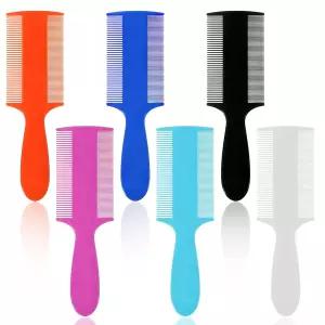 긴 손잡이가 있는 Ymapinc 6Pcs 이 브러시 빗 개 고양이 두피를 위한 양면 미세 치아 벼룩 비듬 제거 성인