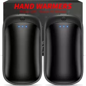 충전식 핸드 워머 2팩 휴대용 전기 재사용 가능 USB 2인치 야외/실내/따뜻한 남성용 선물