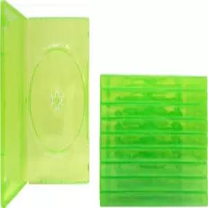 (10) 빈 표준 반투명 녹색 교체 게임 케이스 - XBox 360과 호환 VGBR14Xbox