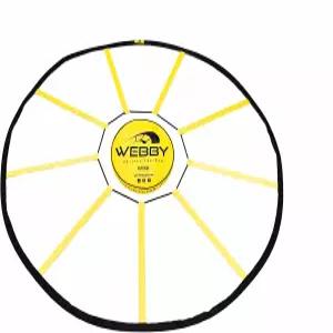 Webby Agility Trainer 고강도 반응 발놀림 드릴과 스킬을 위한 원형 속도 및 민첩성 사다리 움직임을