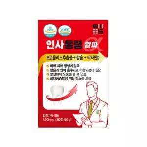 [단비] 팔일오 인사통령 알파 60정 x 1개