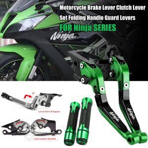 NINJA Ninja 250 300 400 2008 오토바이 CNC 접이식 확장형 브레이크 클러치 레버 핸들 바 키트