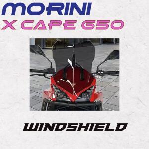Morini X Cape 650용 오토바이 호환용 강화되고 넓어진 앞 유리 디플렉터