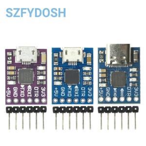 CP2102 Type-C 마이크로 USB-UART TTL 모듈 6핀 직렬 변환기 UART STC FT232 교체