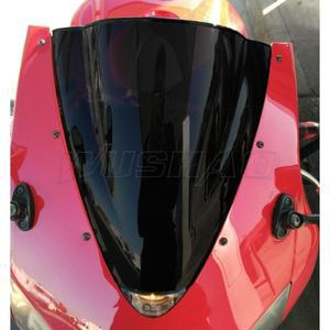 오토바이 더블 버블 앞 유리 윈드 스크린 2003  혼다 CBR600RR CBR 600 RR F5 03 04 블랙 이리듐