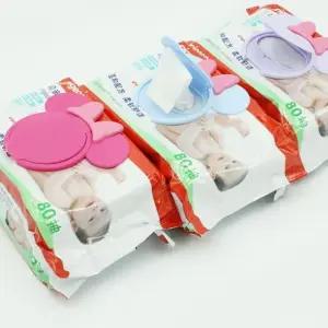 출산용품 육아용품 출산아기용품 물티슈뚜껑 물티슈홀더 산모출산선물 리본 물티슈캡