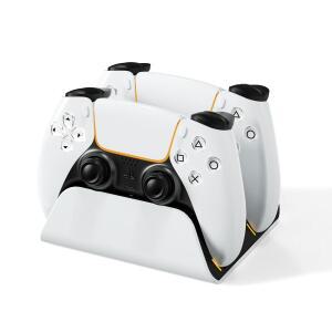 플스호환 그립 충전기  PlayStation 5 듀얼 센서 엣지 RGB 모드용 충전 도크. 고속 스테이션. 케이블 포함