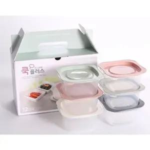 쿡플러스 냉동밥용기 전자레인지 소분 용기 300ml 6p 냉동밥보관용기 밥소분용기