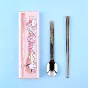 DLGG 산리오 큐티 수저세트 식기 유치원준비물 튼튼한수저 조카선물