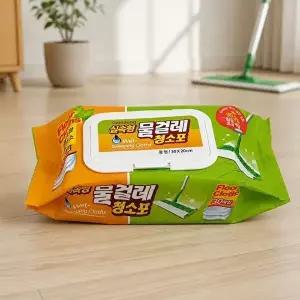 고품질 장원 물걸레 청소포 중형 30매입 20개입 티슈형 바닥 청소용 물걸레청소포 일회용청소포 WFOGA0V