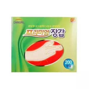 [하프클럽/]대용량 일회용 비닐 위생장갑 프리미엄 200P