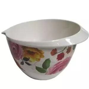 [하프클럽/]플로럴 패턴 믹싱볼 샐러드 야채볼 베이킹믹싱볼 22cm