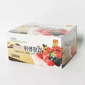 [하프클럽/]비닐 위생장갑 일회용 주방 설거지 고무장갑 청소