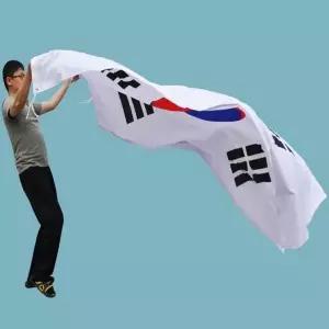 [하프클럽/]고급형 태극기 3호 180x270 계양용 대형태극기