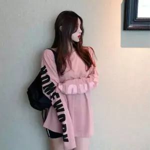여성 긴팔 티셔츠 홈웨어 바캉스룩 상의