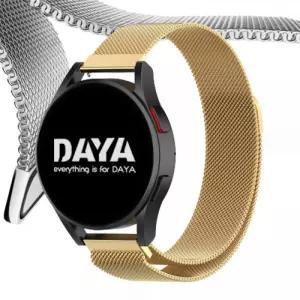 DAYA 갤럭시워치 5 4 3 스트랩 20mm 골드 밀레니즈루프 밴드 스트랩