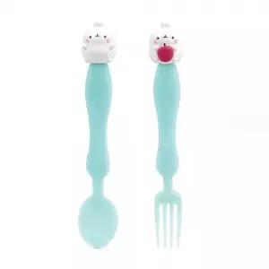 몰랑이 단단한 디저트 스푼포크 2P-민트