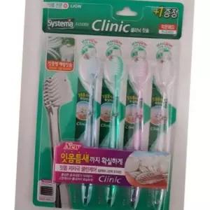 시스테마 클리닉 콤팩트 칫솔 3+1