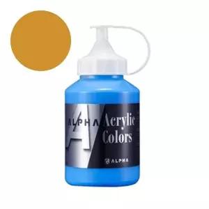 알파 미디엄바디실버 아크릴물감I 250mL 905 옐로우오커 (1개입)