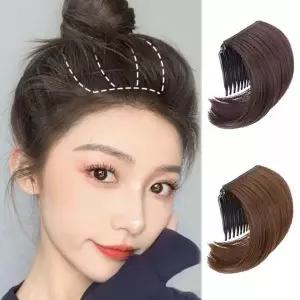 여성가발 부분가발 붙임머리 헤어브러시 머리빗