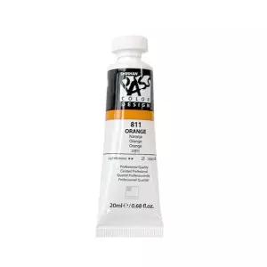 신한 패스컬러물감 낱색 A 20ml 811 오렌지 (1개입) 낱색물감