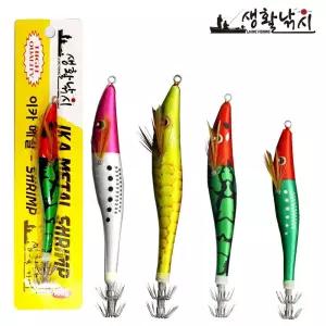 생활낚시 한치 이카메탈 60g 80g 100g 두족류