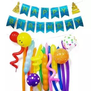 [셀러에이드](파티클럽) 생일풍선 장식 가랜드세트 행사장식 생일세트